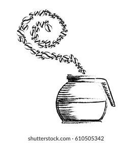 delicious coffee teapot icon