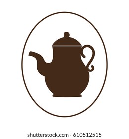 delicious coffee teapot icon