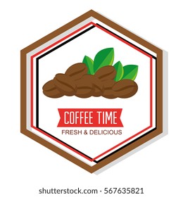 delicious coffee time poster