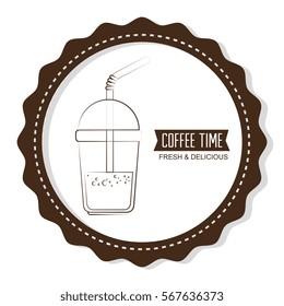 delicious coffee time poster