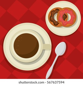 delicious coffee time poster