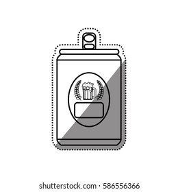 Delicious and cold beer icon vector illustration graphic design