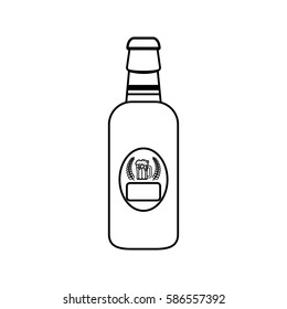 Delicious and cold beer icon vector illustration graphic design