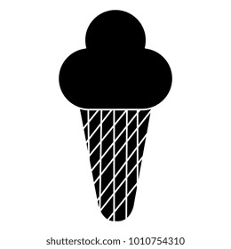 delicious cone ice cream