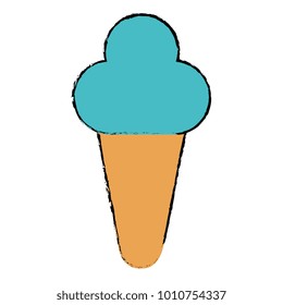 delicious cone ice cream