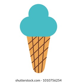 delicious cone ice cream