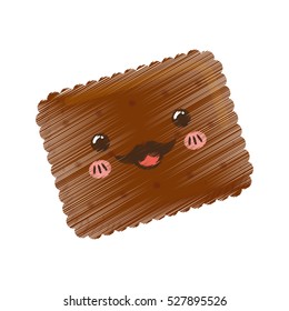 delicious cookie Cartoon icon vector illustration graphic design