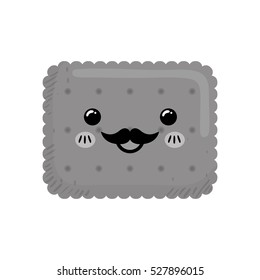 delicious cookie Cartoon icon vector illustration graphic design