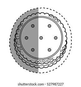 delicious cookie Cartoon icon vector illustration graphic design
