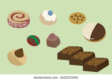 Delicious Cookies Coleção - Diversos caseiros assados doces