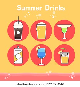 
Delicious and cool summer drinks