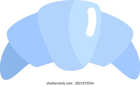 Delicioso croissant, ilustração, vetor em um fundo branco.