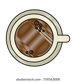 delicious cup coffee icon