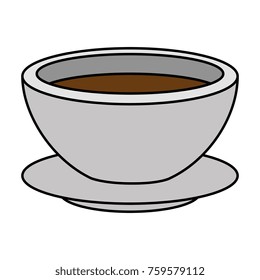 delicious cup coffee icon