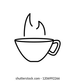 delicious cup coffee isolated icon