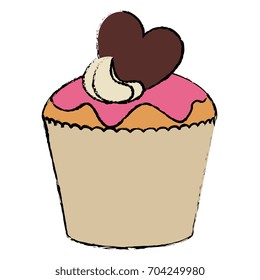 delicious cupcake bakery icon