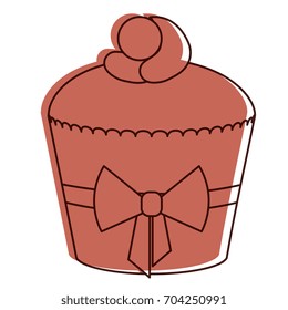 delicious cupcake bakery icon