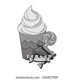 delicious cupcake birthday card
