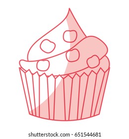 delicious cupcake celebration icon