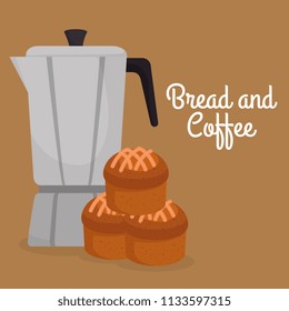 delicious cupcake and coffee label