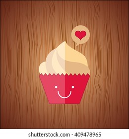 delicious cupcake design 