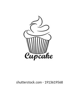 Cup cake logo vector icon illustration Stock Vector Image & Art - Alamy