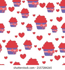 Delicious cupcake. Dessert vector illustration design