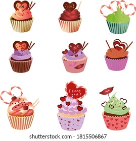 delicious cupcakes for Valentine's day