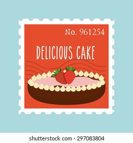 delicious dessert  design, vector illustration eps10 graphic 