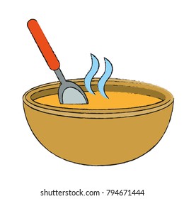 Delicious dish of soup