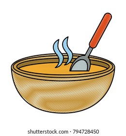 Delicious dish of soup