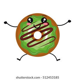 delicious donut comic character