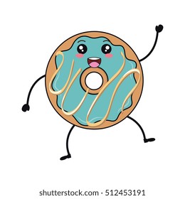 delicious donut comic character