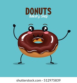 delicious donut comic character