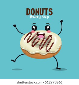 delicious donut comic character