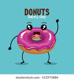 delicious donut comic character