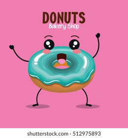 delicious donut comic character