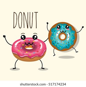 delicious donut comic character