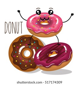 delicious donut comic character
