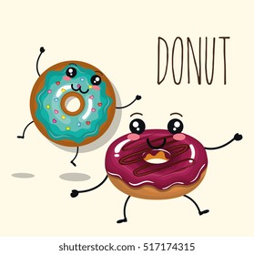 delicious donut comic character