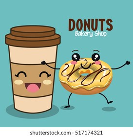delicious donut comic character