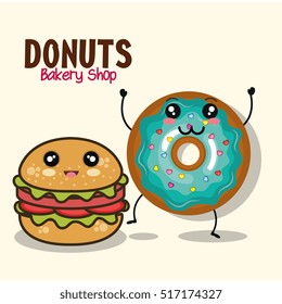 delicious donut comic character