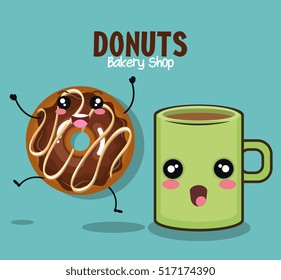 delicious donut comic character
