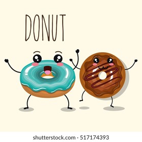 delicious donut comic character