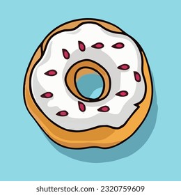 delicious donut design, vector illustration graphic for food concept.