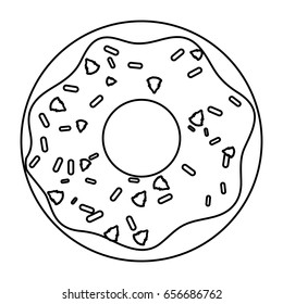 Delicious donut dessert