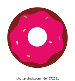 Delicious donut dessert