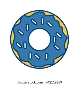 Delicious donut dessert