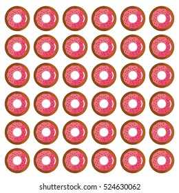 delicious donut dessert icon vector illustration graphic design