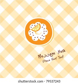 delicious donut greeting card